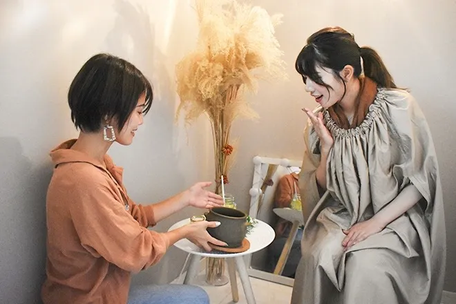 施術による違いを実感できます